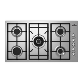 Mondin Gas Built in Hob, Cast Iron with Safety, 90Cm, Stainless Steel - FQ905VTGV