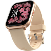 Hifuture Zone2 1.96" Ips Display Bt Calling Smartwatch, Sleep & Health Fitness Tracking, Long Battery Life, Ip68 Waterproof Pink