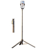 Rtako Zp220 Pro Ultra Wide Angle Selfie Stick 2.1m With Bluetooth Remote