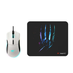 HAVIT MS1037CM /W/B GAMING MOUSE AND MOUSE PAD COMBO