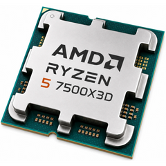 AMD Ryzen 5 7500X3D 6-Core 4.0GHz (4.7 GHz Max Boost) 102MB Cache AM5 Desktop Processor , Tray