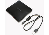 Lenovo Slim DVD Burner DB65 – Ultra‑Slim USB External Optical Drive, CD/DVD Rewrite & Playback, Compact Travel Design