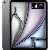 Apple iPad Air 13‑inch M4 8th Generation (2026) 8-Cores (256GB Storage / 12GB Memory) 9‑Core GPU w/ Wifi & 5G LTE Cellular - Space Grey