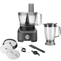 Spark Line Food Processor 4In1, 2Lit, 350Watts, Black - YX-918