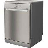 Indesit Free Stand Dishwasher A+, 2Spray, 6Programs, 13Sets, Inox - DFE 1B19 X UK