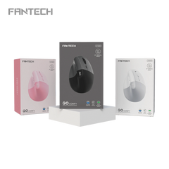Fantech W195r Go Comfy Vertical Ergonomic Wireless & Bluetooth Mouse White