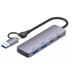 Haing Hi 3002 Tuh Type C Usb 3.0 Multifunctional 4 Port Adapter Hub