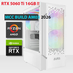 Am3 26 as Gaming Pc Build || Amd Ryzen 5 9600x 6 Core Geforce Rtx 5060 Ti 16gb Oc Edition Gddr7 Graphics Card