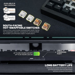 Fantech MK921 MAXFIT8 QMK Mechanical Keyboard