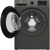 Beko Front Load Washing Machine A+++, 9KG, 1400RPM, Manhattan Gray - B5WFT091400MG