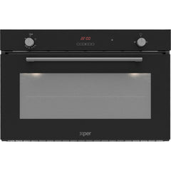 X-PER Built in Gas Oven, Digital Double Fan, 90Cm, Black - FGG9VV042EGN.00CC.XP