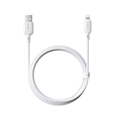 Baseus Silky Series USB-A to Lightning Fast Charging Cable, 1m, 2.4A, Moon White - P10377702213-00
