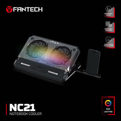 FANTECH NC21 NOTEBOOK COOLER LAPTOP COOLING PAD
