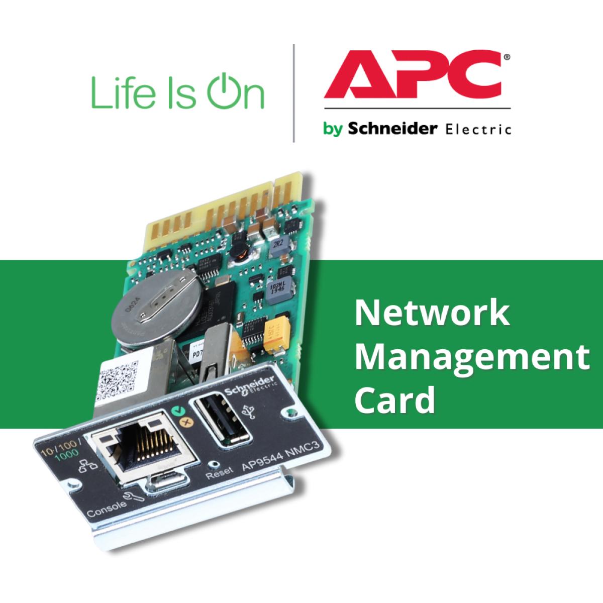 Apc Ap9544 Network Management Card For Easy Ups, 1 Phase - CompuMe