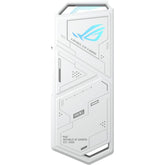 Asus Rog Strix Arion Aluminum Alloy M.2 Nvme Ssd Enclosure Usb 3.2 Gen 2 Type C (10 Gbps) W/ Exclusive Hanging Proteive Holder & Dual Usb C To C And Usb C To A Cables , White