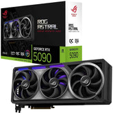 Asus Rog Astral Geforce Rtx 5090 Oc Edition Graphics Card, 32gb Gddr7 512 Bit Memory, 2580 Mhz Boost Clock, 21760 Cuda Cores, Pci Express 5.0