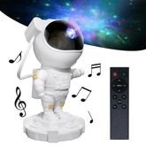 Astronaut Night Light Projector with Music - CompuMe