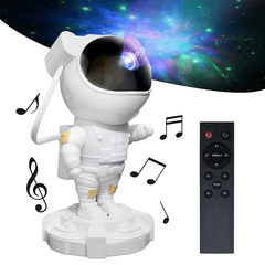 Astronaut Night Light Projector with Music - CompuMe