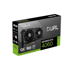 Asus Dual Geforce Rtx™ 4060 Oc Edition 8gb Gddr6 (pcie 4.0, 8gb Gddr6, Dlss 3,