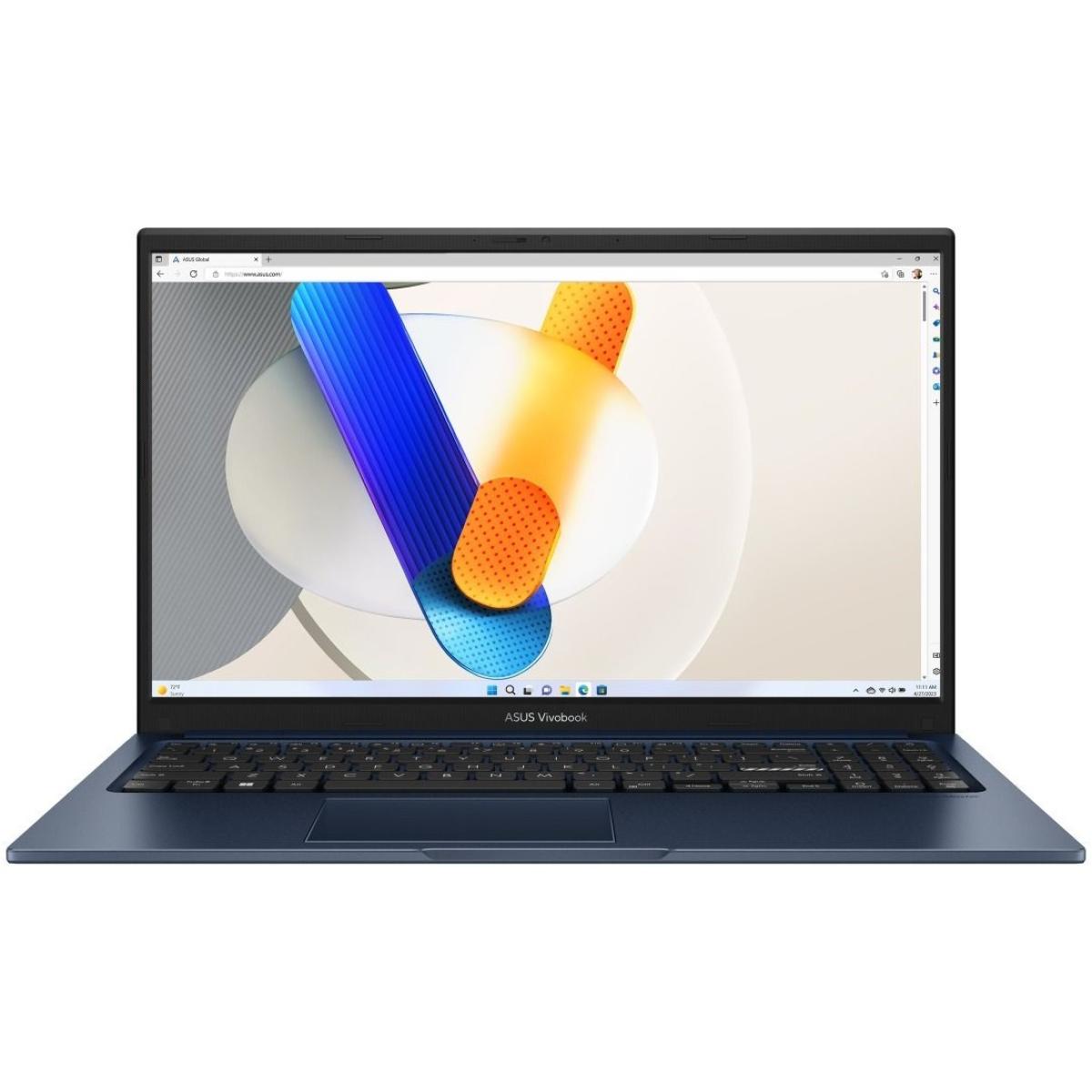 ASUS VivoBook 15, 15.6" FHD, 13th Gen Intel Core i3-1315U, 4GB RAM, 512GB M.2 PCIe NVMe, Intel® UHD Graphics, Quiet Blue Home & Light Use Laptop | X1504VA-NJ816 | ASUS VivoBook 15, 15.6" FHD, 13th Gen Intel Core i3-1315U, 4GB RAM, 512GB M.2 PCIe NVMe, Intel® UHD Graphics, Quiet Blue Home & Light Use Laptop | X1504VA-NJ816 |