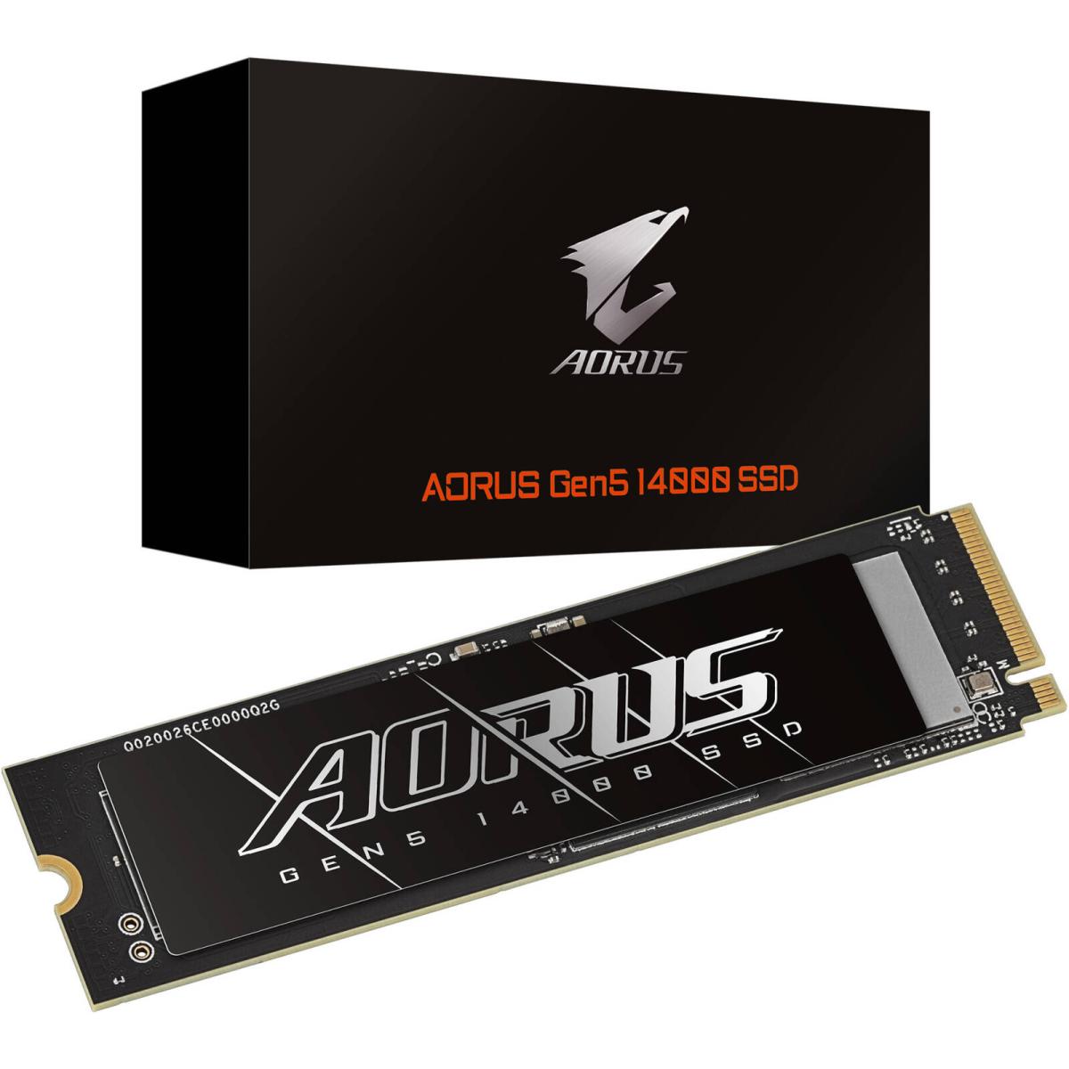 Gigabyte Aorus 1tb Gen5 Pci Express 5.0x4, Nvme 2.0 M.2 2280 Up To 13,600 Mb/s Sequential Read & Up To 10,200 Mb/s Sequential Write - CompuMe Gigabyte Aorus 1tb Gen5 Pci Express 5.0x4, Nvme 2.0 M.2 2280 Up To 13,600 Mb/s Sequential Read & Up To 10,200 Mb/s Sequential Write - CompuMe