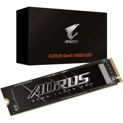 GIGABYTE AORUS 2TB Gen5 PCI-Express 5.0x4, NVMe 2.0 M.2 2280 Up to 14,500 MB/s Sequential Read & Up to 12,700 MB/s Sequential Write