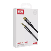 Audio Cable Earldom Et-aux53, 3.5mm to Type-c, 1.0m