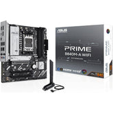 Asus Prime B840m A Wifi Am5 Micro Atx Motherboard, Amd B840 Chipset, 4x Dimm Ddr5 Slot, Up To 192gb Max Memory, 1x Pcie 4.0 X16 Safeslot Core+, 3x M.2 Slots, Wi Fi & Bt Conneivity