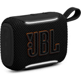 JBL Go 5 - Ultra-Portable Waterproof & Drop-Proof Speaker with JBL Legendary Sound & Ambient Edge Lighting, AirTouch Instant Stereo Pairing or Link Multiple Compatible Speakers via Auracast™ (Black)
