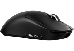 Logitech G Pro X Superlight 2c Wireless Gaming Mouse, 5 Buttons, 44000 DPI Resolution, HERO 2 Sensor, 888 IPS Speed, 88G Acceleration, 8000Hz Polling Rate, Up to 95H of Battery, Black