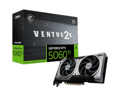 Msi Geforce Rtx 5060 Ti Ventus 2x Oc 16gb Graphics Card