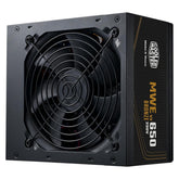 Cooler Master MWE 650W 80+ Bronze ATX 3.1 Non-Modular Power Supply Quiet HDB Fan , Embossed Cable , Black