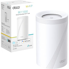 Tp Link Deco Be65 Be9300 Whole Home Tri Band Wifi 7 Mesh Speeds Up To 9214 Mbps Ai Driven Conne Over 200 Devices Ideal For Gaming & 4k 2.5g (1 Pack)