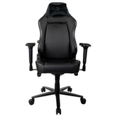 Arozzi Primo Premium PU Leather Gaming Chair Office Chair with Recliner Swivel Tilt Rocker Adjustable Height 4D Armrests Neck Pillow and Built-in Lumbar Adjustment - Black