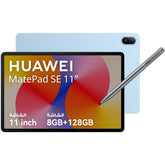 Huawei MatePad SE 11 (2025) 11.0" Android WIFI Tablet (128GB Storage / 8GB Memory) w/ Metal Unibody & Eye Comfort Display & BIG Battery + Free Huawei Cover + Huawei M-Pen Lite , Blue