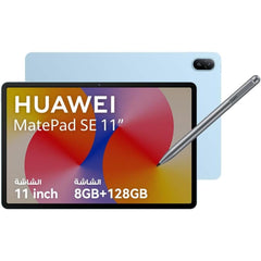 Huawei MatePad SE 11 (2025) 11.0" Android WIFI Tablet (128GB Storage / 8GB Memory) w/ Metal Unibody & Eye Comfort Display & BIG Battery + Free Huawei Cover + Huawei M-Pen Lite , Blue
