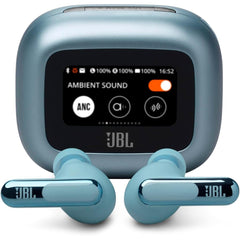 Jbl Live Beam 3 Wireless Earbud Headphones, Up To 48 Hours Battery Life, Personi Fi 3.0, True Adaptive Noise Cancelling & Signature Sound, Ip55 Waterproof, With Earplugs, Blue - CompuMe