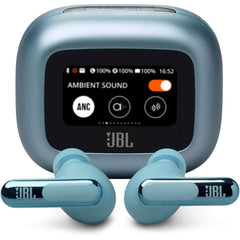 Jbl Live Beam 3 Wireless Earbud Headphones, Up To 48 Hours Battery Life, Personi Fi 3.0, True Adaptive Noise Cancelling & Signature Sound, Ip55 Waterproof, With Earplugs, Blue