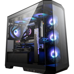 Msi Mag Pano M100r Pz Micro Atx Case Support Back Conne Motherboard 270 Degree Panoramic Display 4x Argb Fans Black