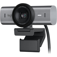 Logitech MX Brio Ultra HD 4K Streaming Webcam 1080p at 60 FPS USB-C Webcam Cover For Microsoft Teams, Zoom, Google Meet - Graphite
