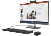 AIO HP ProOne 240 G10 All-in-One Desktop PC, Intel® Core i5-1334U 10-Cores, 8GB RAM DDR4 (Upgradable), 512 GB M.2 SSD, 23.8" IPS FHD Display - Black