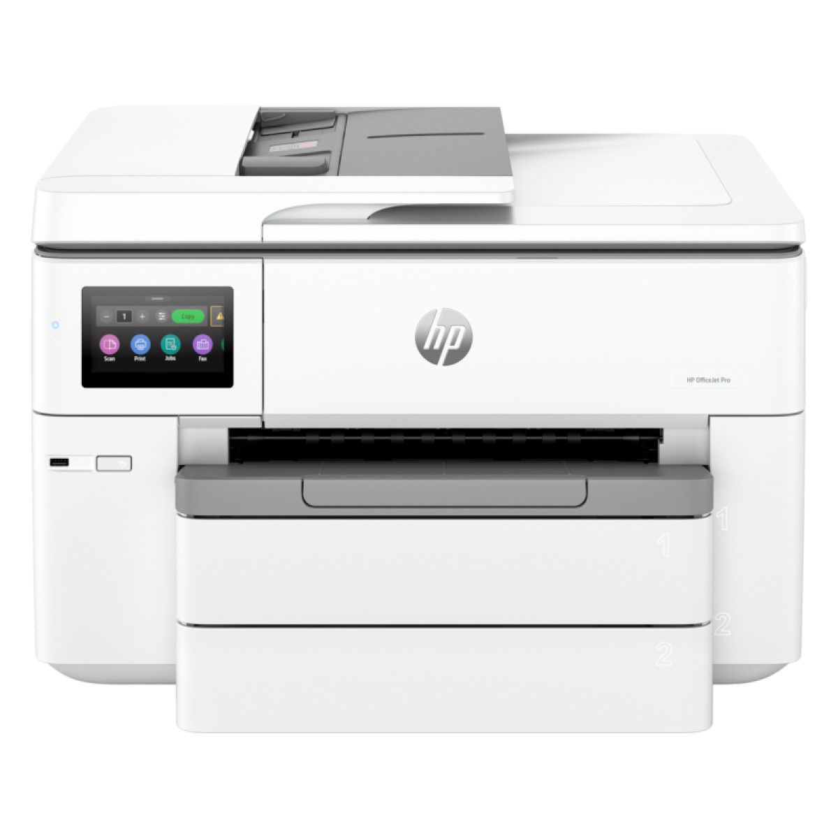 HP Office Jet Pro 9730 Wide Format A3 All-in-One Printer, Color, Print, Copy, Scan, Wireless, Automatic document feeder, Two-sided printing, Two-sided scanning, Scan to pdf, Touchscreen, Cement - 537P5C -