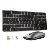 Meetion ikey C210 Wireless Ultra-thin Keyboard and Mouse Combo -Black