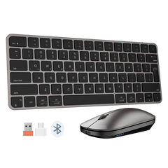 Meetion ikey C210 Wireless Ultra-thin Keyboard and Mouse Combo -Black