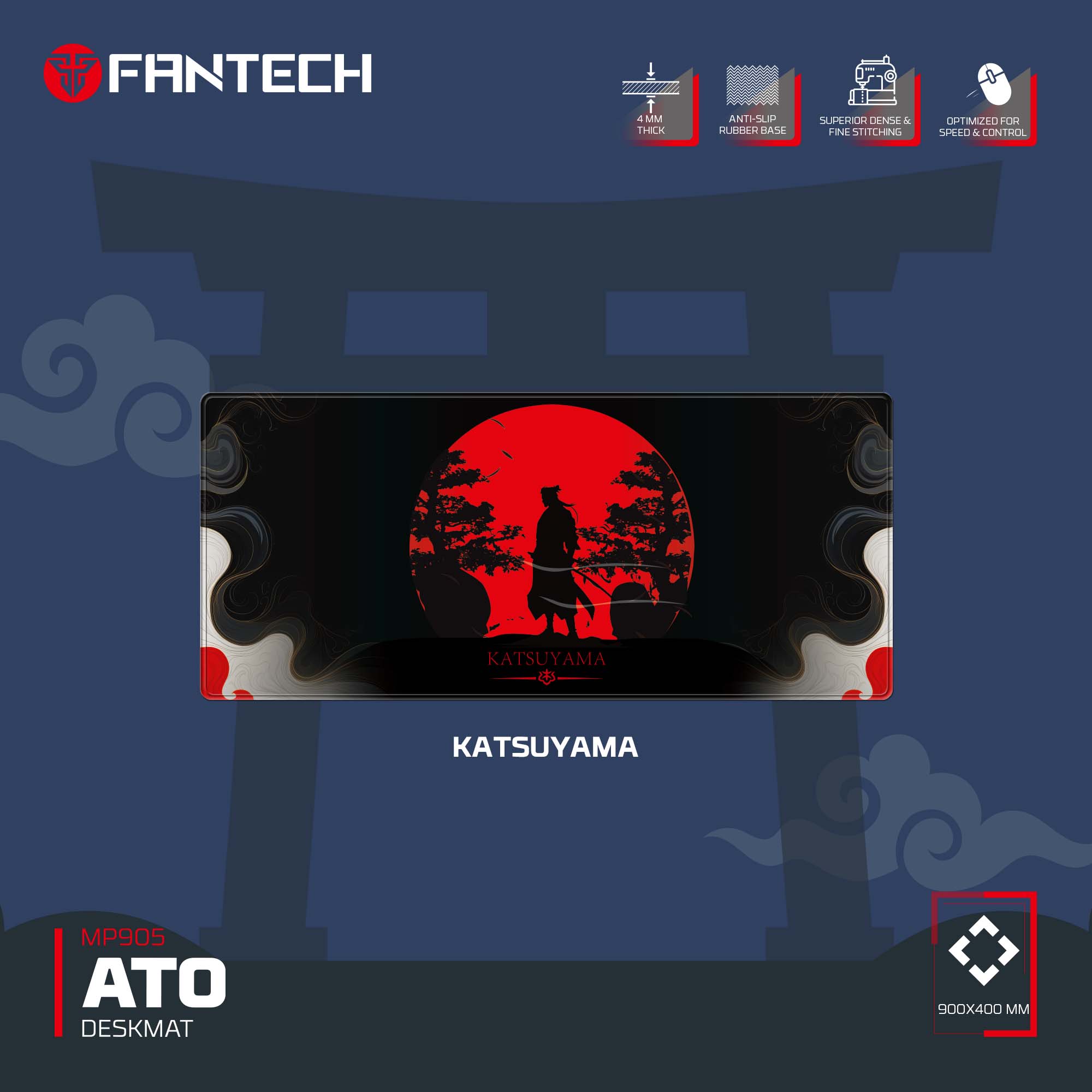 FANTECH ATO MP905 KATSUYAMA DESKMAT MOUSE PAD - CompuMe