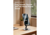 Mcdodo TB-692 - 360° Rotation Magnetic Desk Phone Stand, Foldable All‑Metal Design, Secure Magnetic Grip - 18 Months Warranty