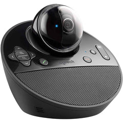 Logitech Bcc950 Conference Cam, 1080p Hd Up To 30fps Camera, Uvc H.264, Auto Focus, Camera Height Extender, Omni Direional Mic, Built In Full Duplex Speakerphone, Black