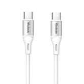 Mcdodo Ca 2211 Type C To Type C 65w 3a Fast Data Charging Cable 1.2m White - CompuMe