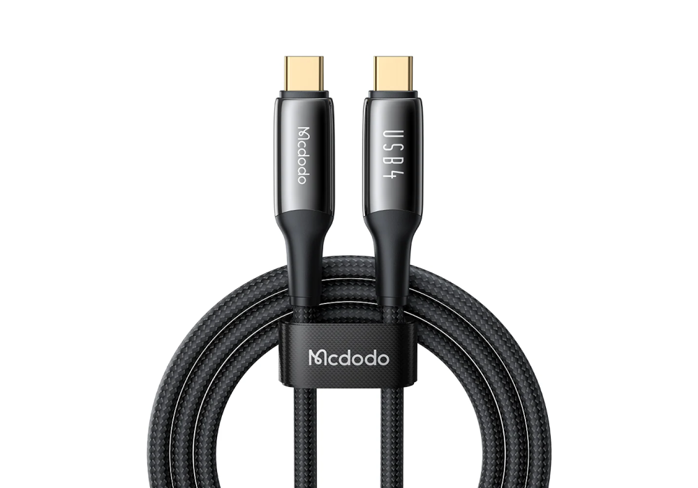 Mcdodo CA-299 USB4 Thunderbolt 4 USB-C to USB-C Cable – 240W PD3.1 – 40Gbps Data – 8K Ultra-HD – 1.2M - 18 Month Warranty