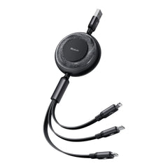 Mcdodo Ca 3570 3in1 Charging Cable 1.2m Usb A/usb C Lightning (black) - CompuMe